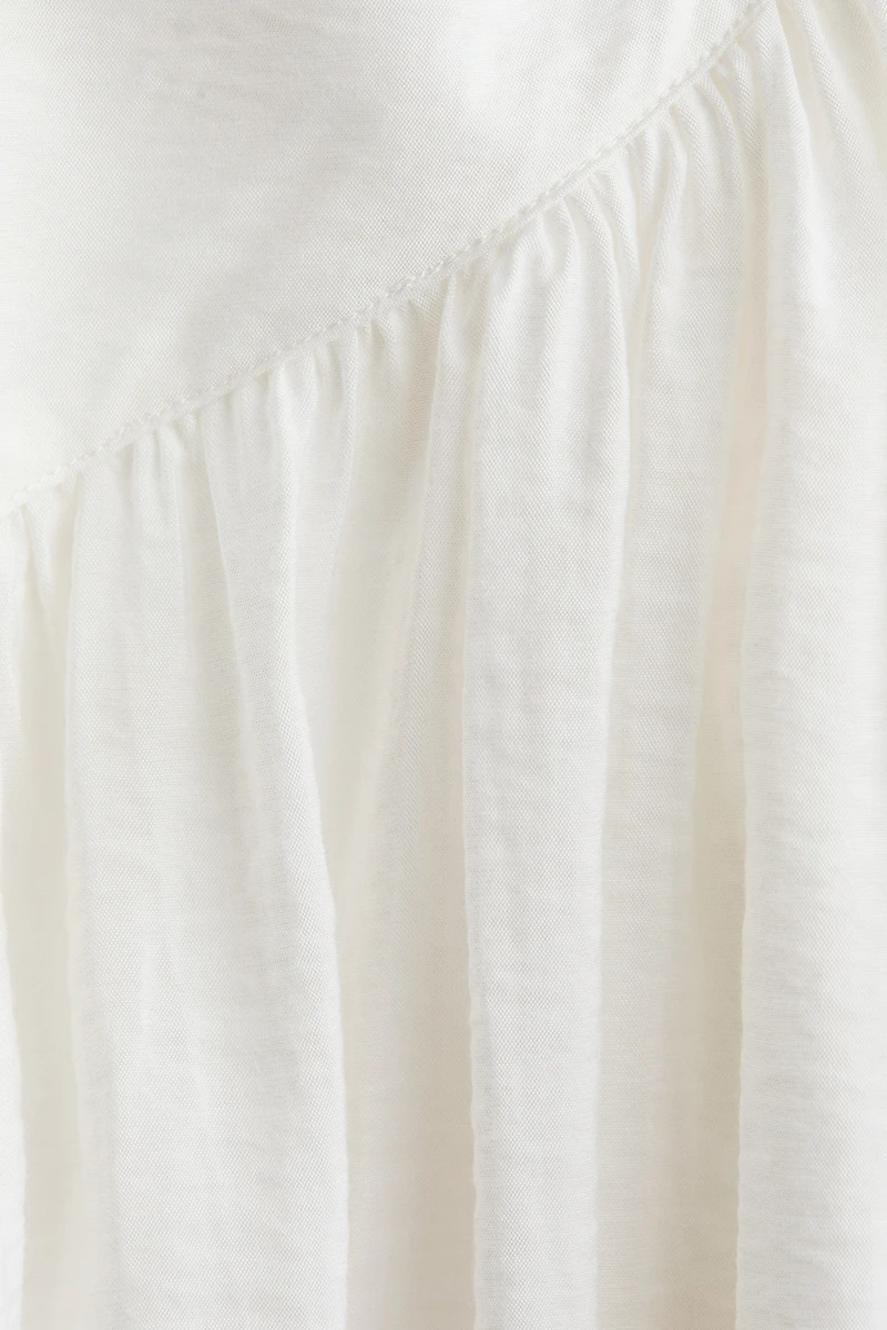 Jupe maxi avec détail à nouer