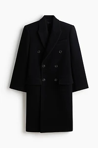 Double-Breasted Wool Coat