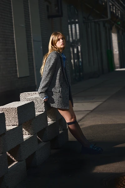 Veston à fermeture croisée