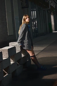 Veston à fermeture croisée