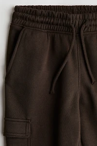 Brushed-Inside Cargo Joggers
