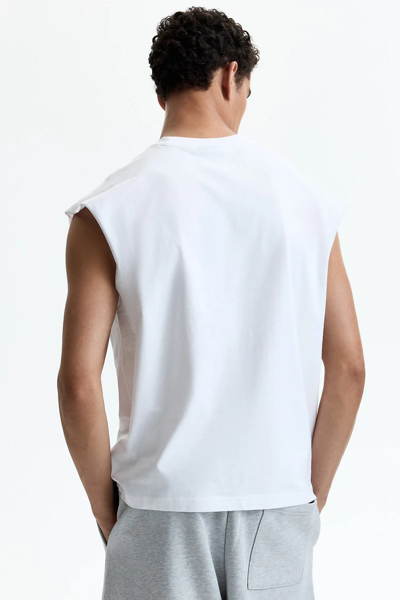 Relaxed-Fit Cotton Tank Top