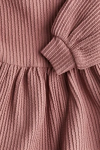 Robe en jersey texturé