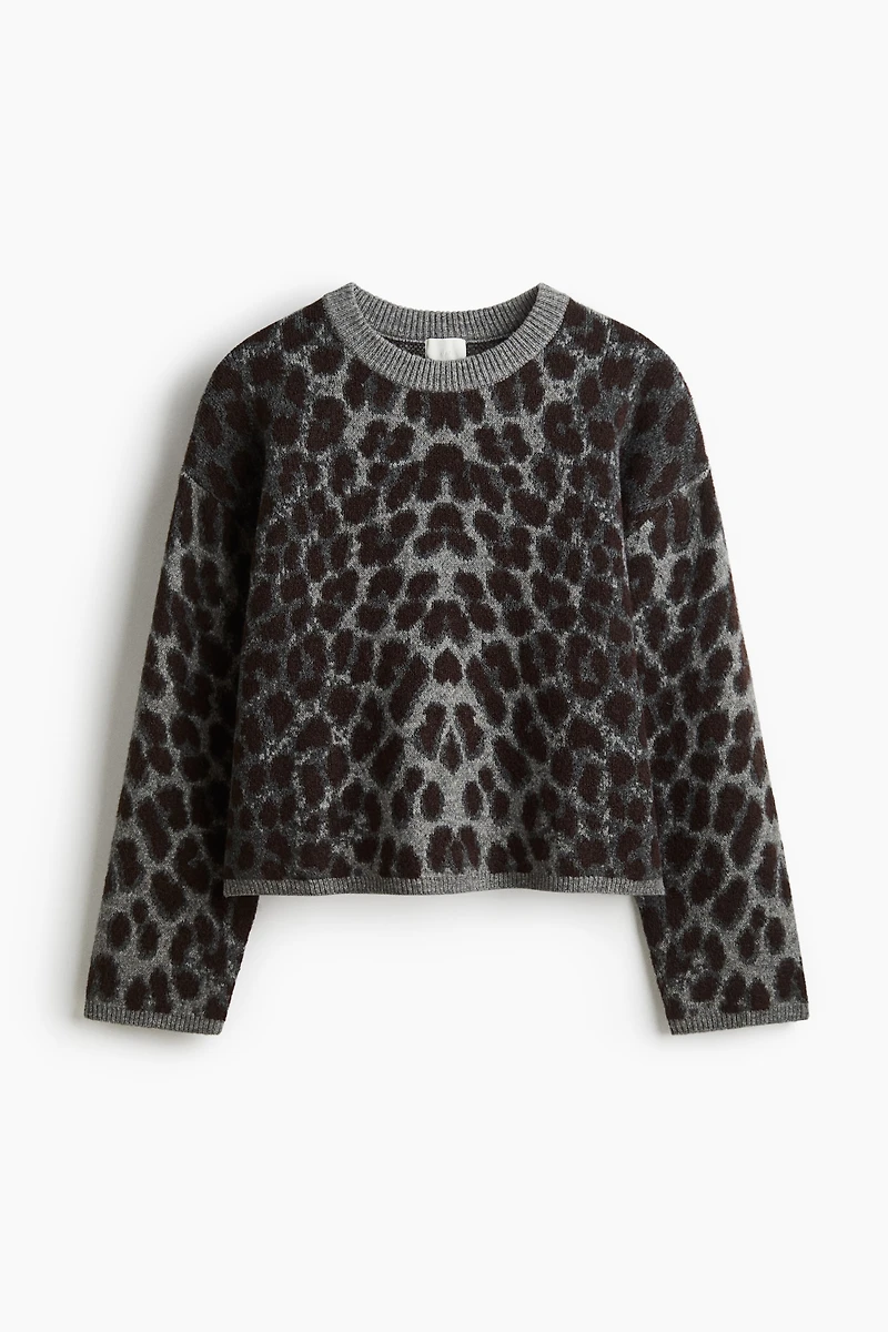 Jacquard-Knit Sweater