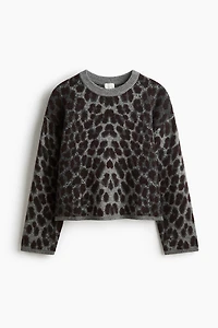 Jacquard-Knit Sweater