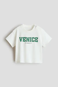 Printed Cotton T-Shirt
