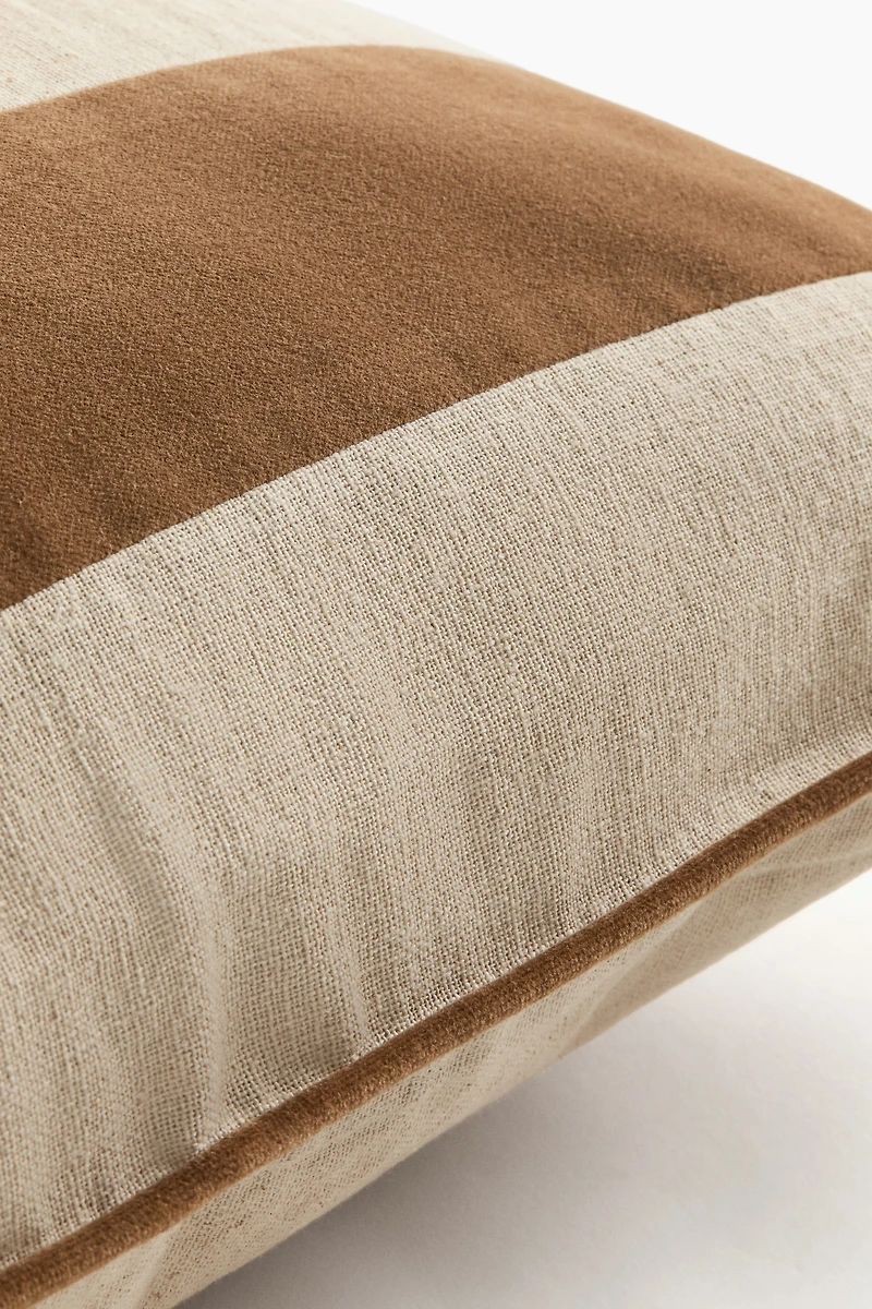 Linen-Blend Cushion Cover