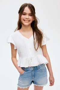 Cotton Muslin Blouse