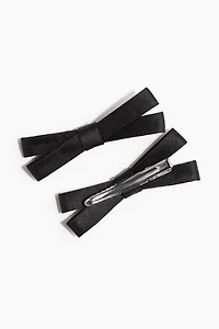 Lot de 2 barrettes avec boucle