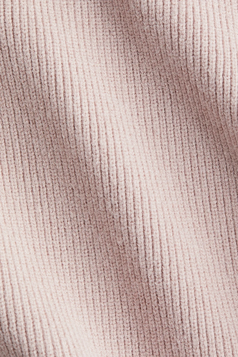 Robe en tricot côtelé de viscose mélangée