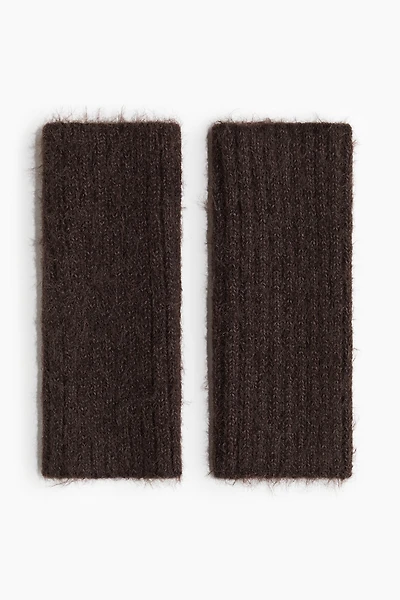 Rib-Knit Wrist Warmers