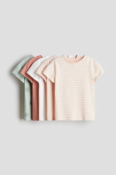Lot de 5 T-shirts en coton