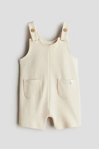 Waffled Overall Shorts