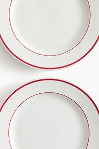 2-Pack Porcelain Dinner Plates