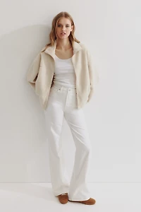 Veste à fermeture éclair en polar