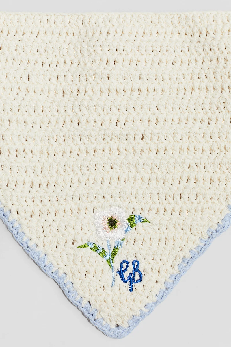 Embroidered-Detail Headscarf