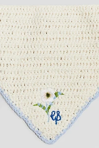 Embroidered-Detail Headscarf