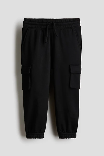 Brushed-Inside Cargo Joggers