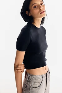 Fine-Knit T-Shirt