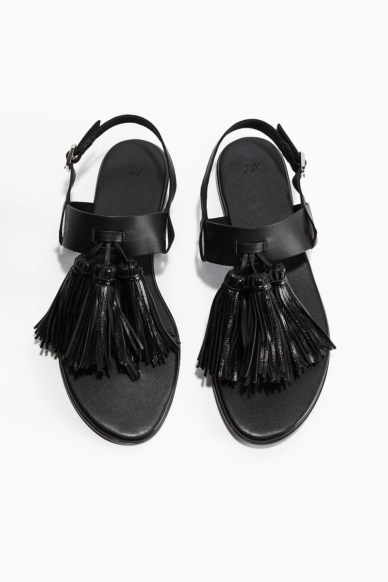 Tasseled Sandals