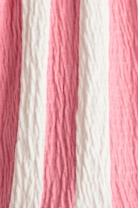 Textured Cotton Shorts