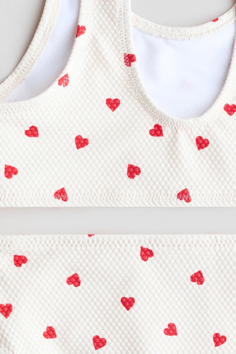 Textured Two-Piece Swimsuit