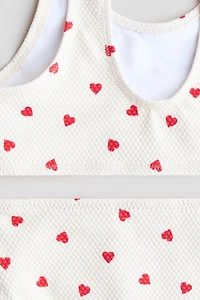 Textured Two-Piece Swimsuit