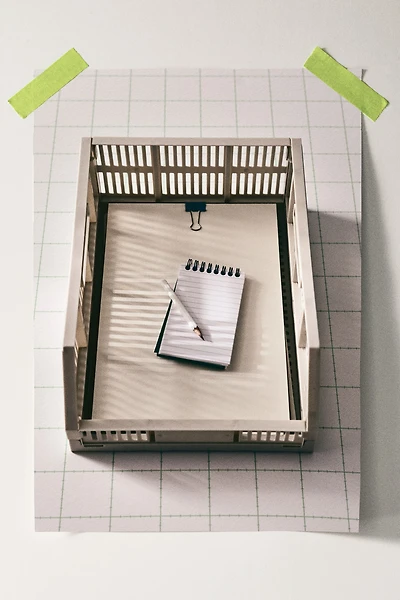 Panier pliable en plastique