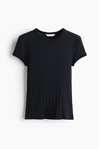 T-shirt en tricot pointelle