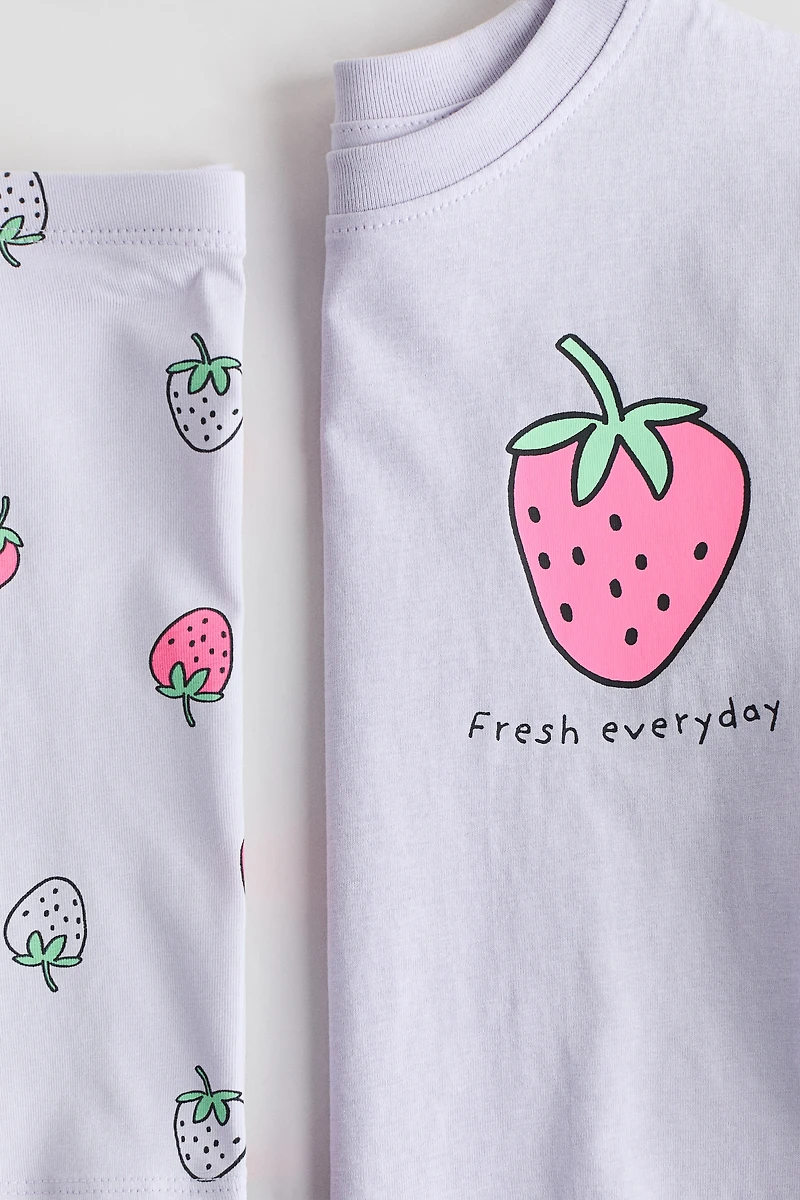 2-Piece Cotton Jersey Set