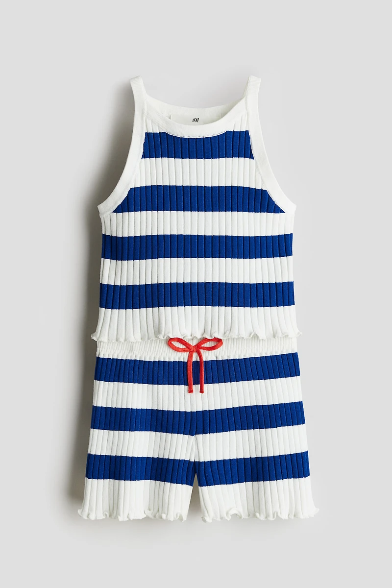 2-Piece Rib-Knit Set