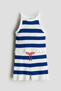 2-Piece Rib-Knit Set
