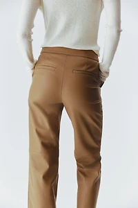 Bootcut Coated Pants