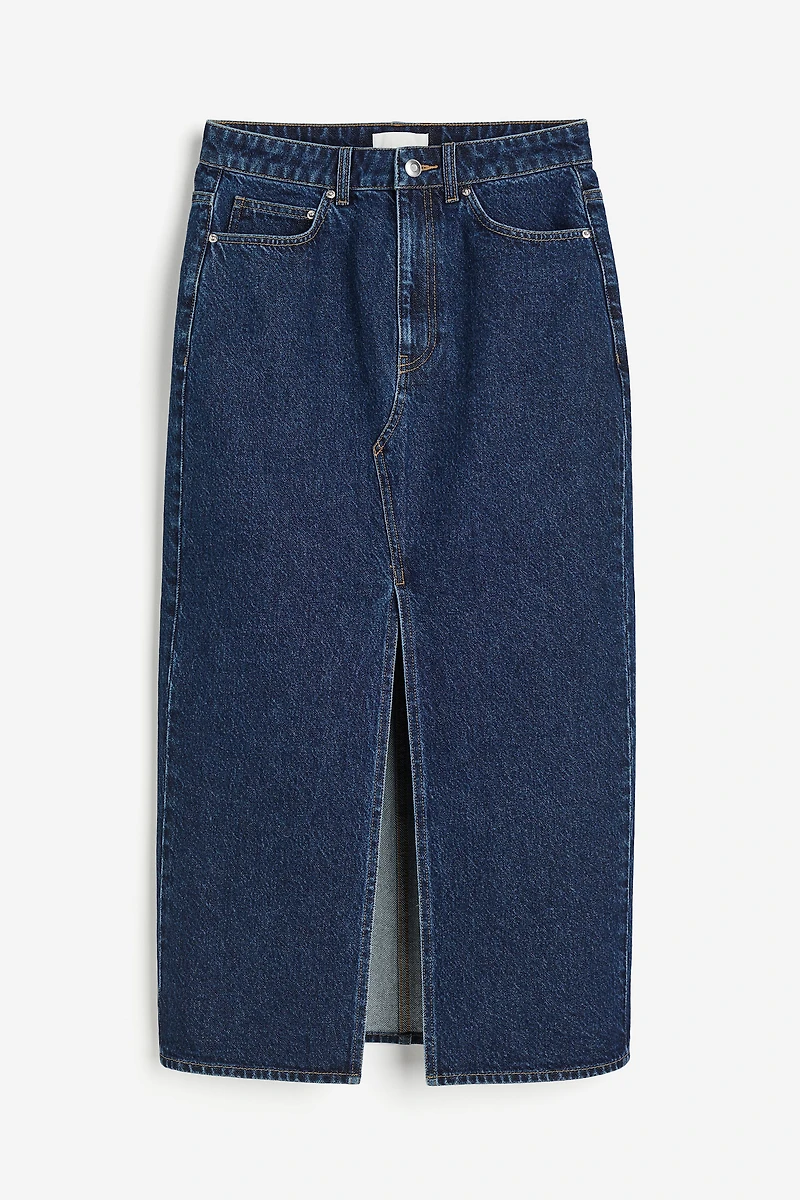Jupe midi en denim
