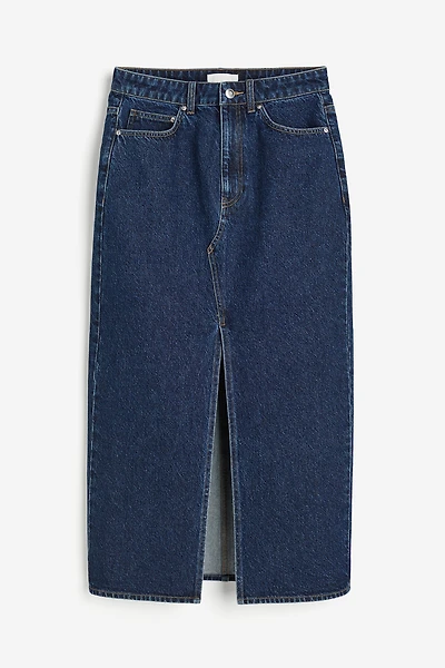 Jupe midi en denim