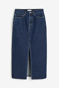 Jupe midi en denim