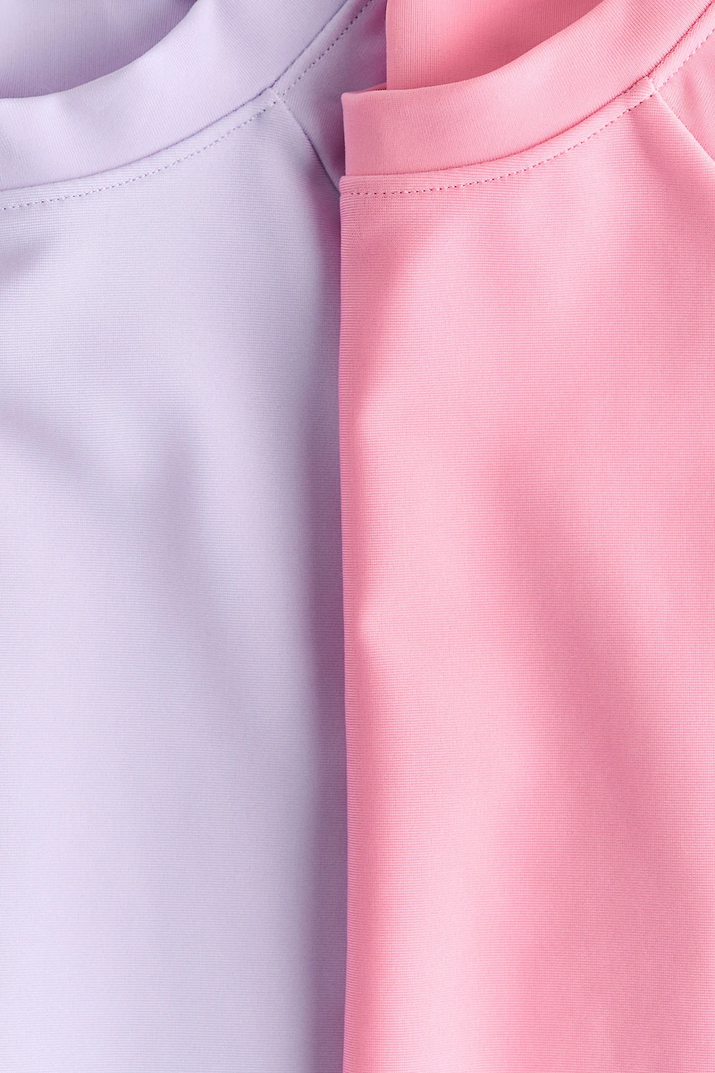 Lot de 2 T-shirts bain FPS 50