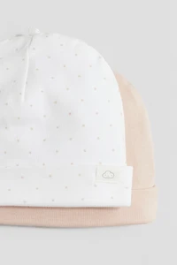 2-pack Cotton Beanies