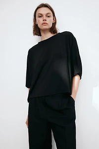Batwing-Sleeved Top