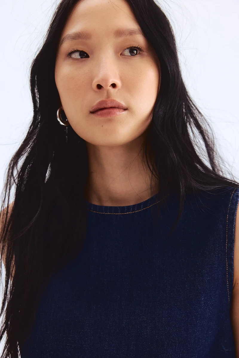 Denim Shift Dress