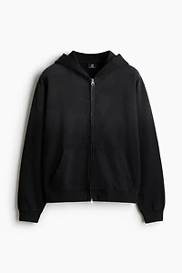 Relaxed-Fit Printed Hooded Jacket