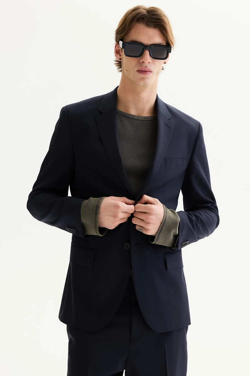 Veste Coupe Amincie en laine mélangée