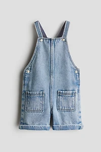 Denim Overall Shorts