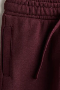 Wide Brushed-Inside Joggers