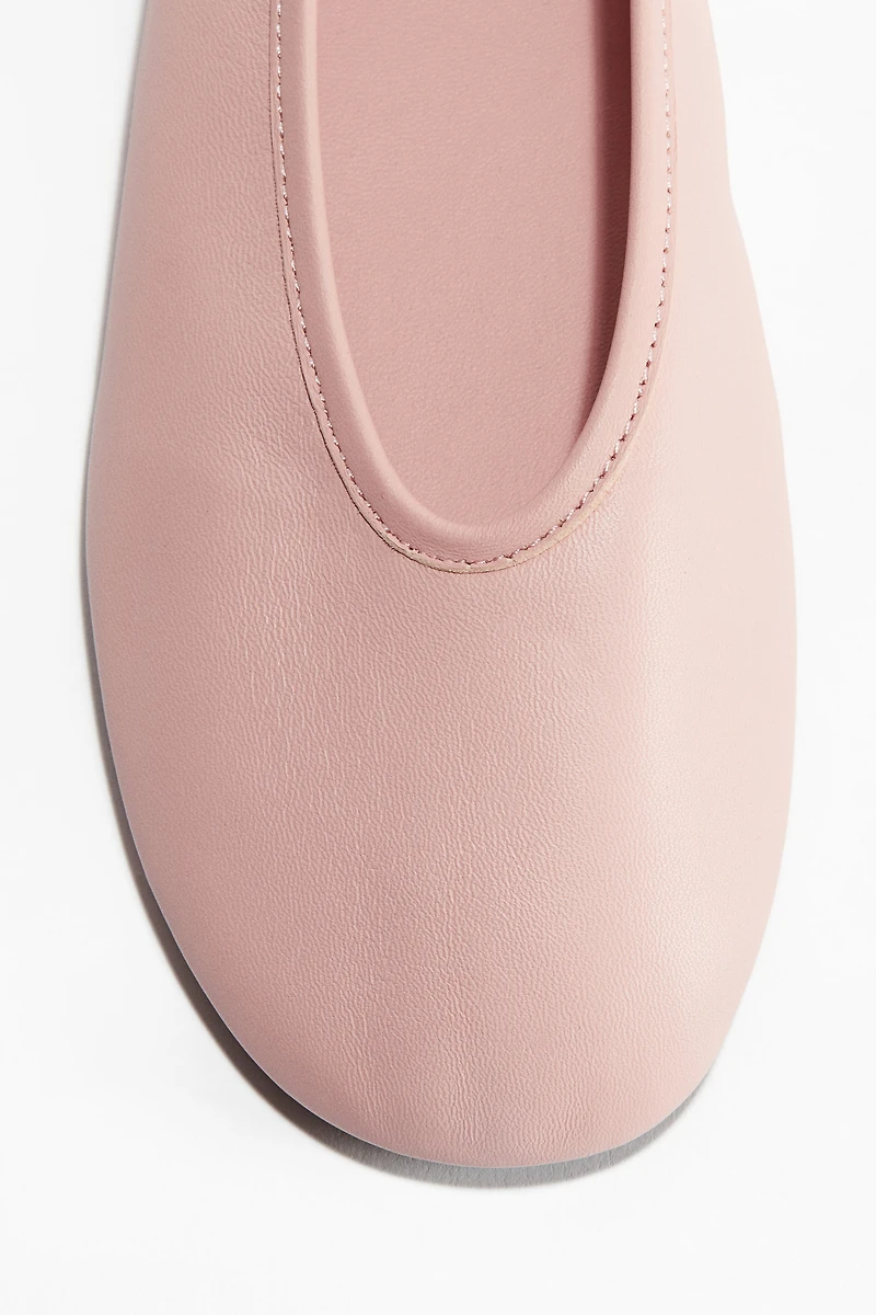 Leather Ballet Flats