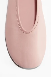 Leather Ballet Flats