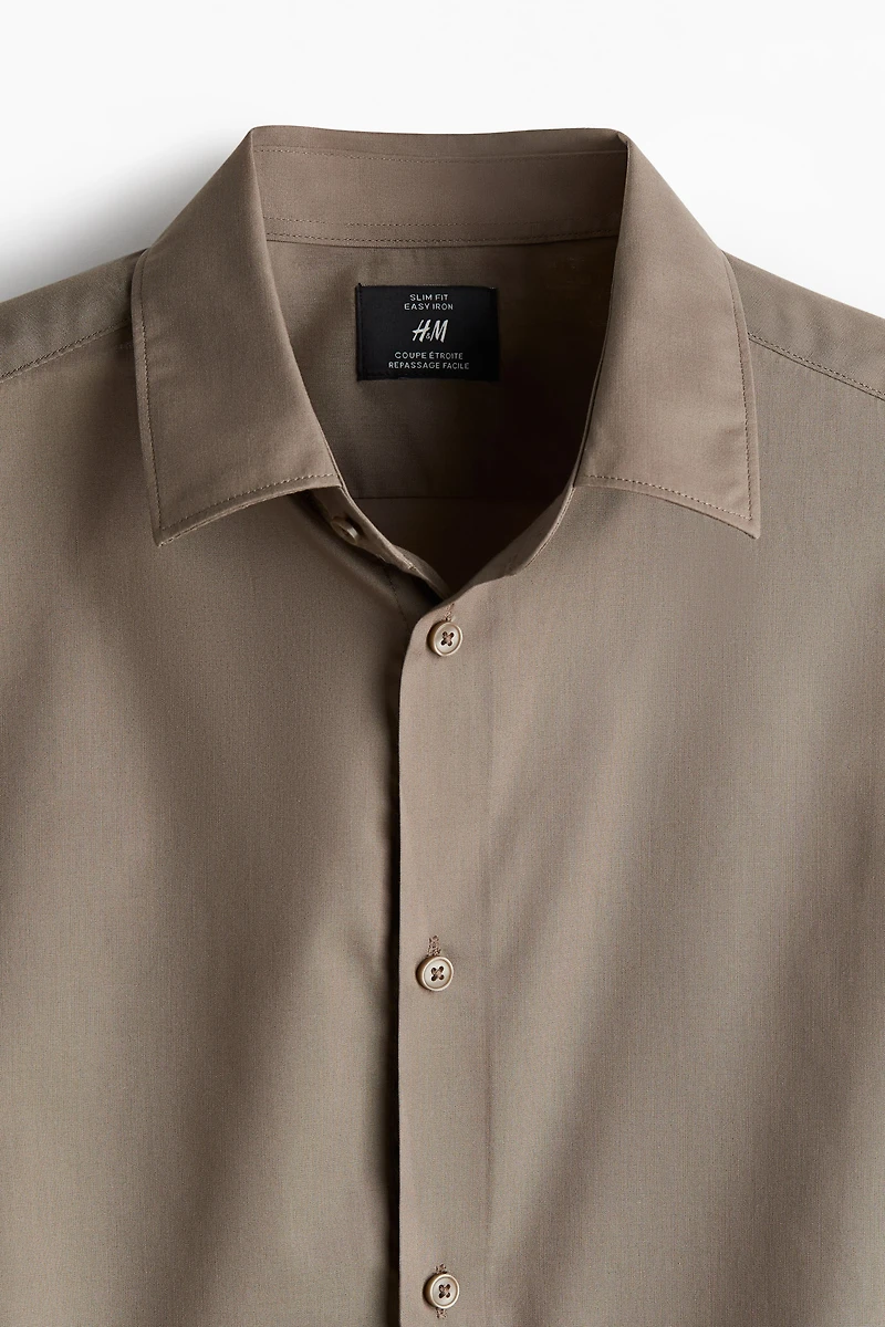 Slim Fit Easy-iron Shirt