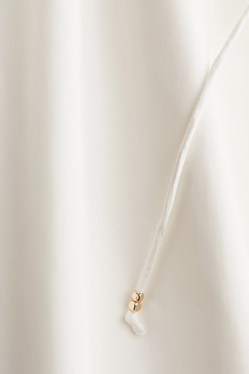 Robe trapèze en coton