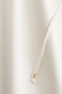 Robe trapèze en coton