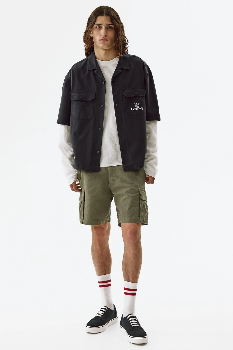 Relaxed-Fit Short-Sleeved Utility Shirt